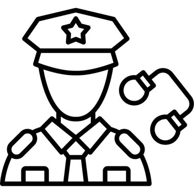 Polis memuru simgesi, taslak biçimi