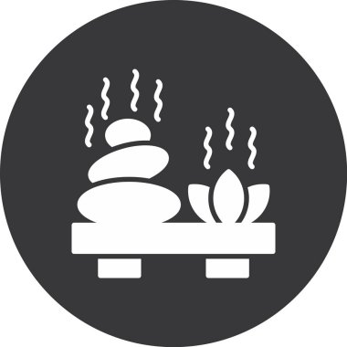 spa ve sağlık simgesi