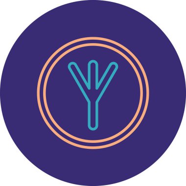 Modern simgenin vektör illüstrasyonu