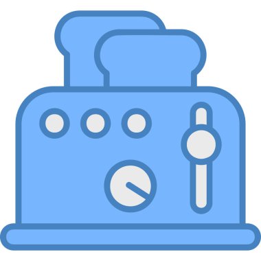 Elektrikli çaydanlık. Basit illüstrasyon