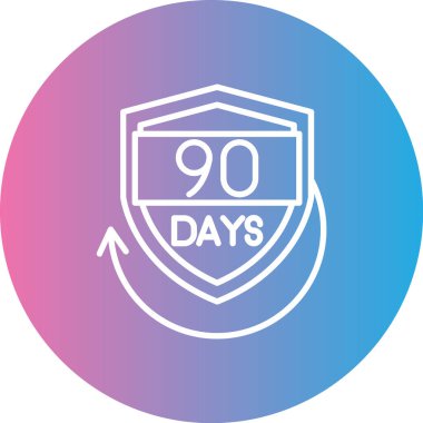 Modern bir simgenin vektör illüstrasyonu