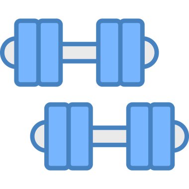 Dambıl. Web simgesi basit illüstrasyon