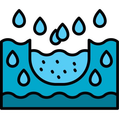 duş web simgesi basit illüstrasyon