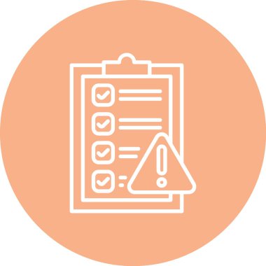 Modern b 'nin vektör illüstrasyonu kontrol listesi simgesinden yoksun