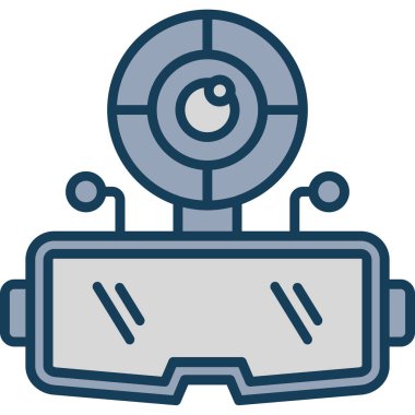 Kamera. Web simgesi basit tasarım