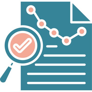 Analiz çizelgesi simgesi doldurulmuş ana hatlar biçiminde