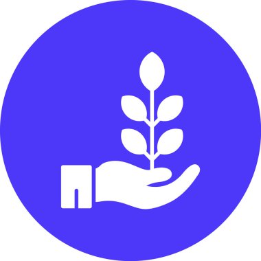 bitki simgesi vektör illüstrasyonu