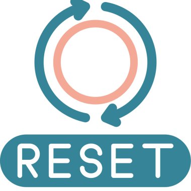 Bir harfi yeniden yüklemenin vektör çizimi