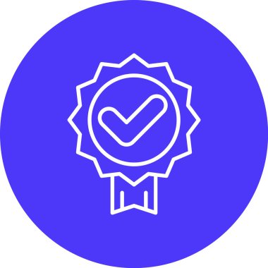 Soyut arkaplanda işaretleme simgesini işaretle