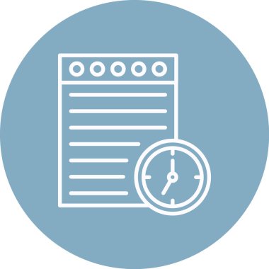 Vektör belgesi Simge illüstrasyonu