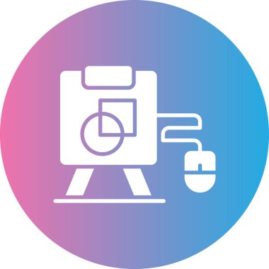 Seo simgesinin vektör illüstrasyonu