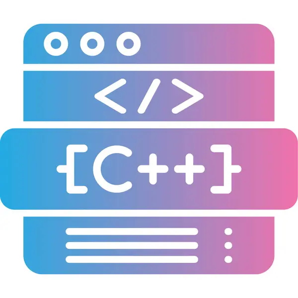 Programlama. Web simgesi basit illüstrasyon