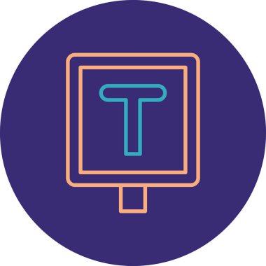 Modern b 'nin vektör illüstrasyonu eksik simgesi