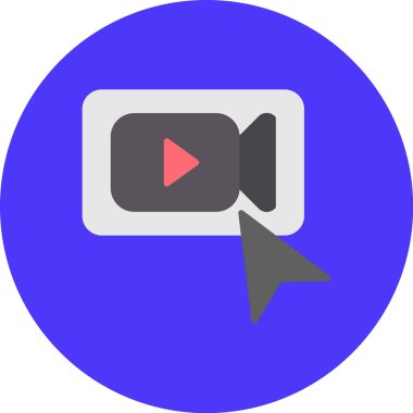 Web simgesi çal, basit illüstrasyon