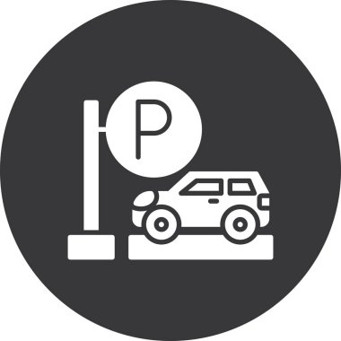 Park simgesinin vektör illüstrasyonu