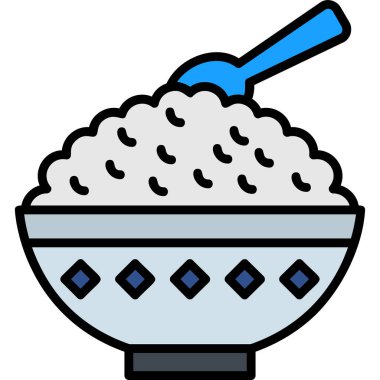 mısır yiyeceği simgesi ana hatlarıyla doldurulmuş