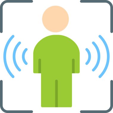 Kablosuz. Web simgesi basit illüstrasyon