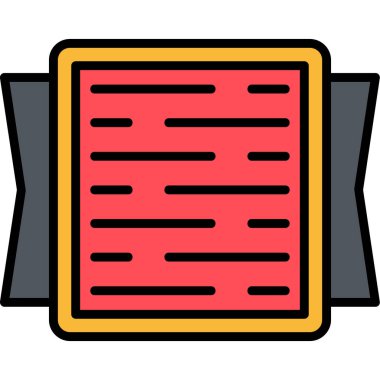 Belge. Web simgesi basit tasarım