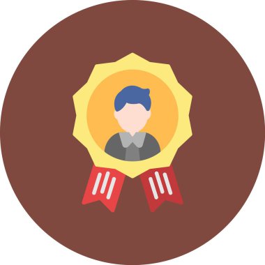 Rozet. Web simgesi basit tasarım