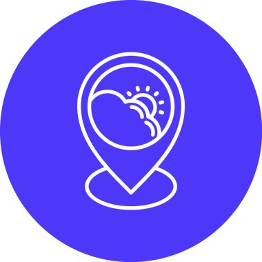 Bir kalp simgesinin vektör illüstrasyonu