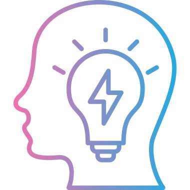 Yaratıcı bir fikir. Web simgesi