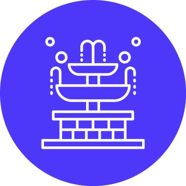 Havuzdaki bir havuzun vektör çizimi