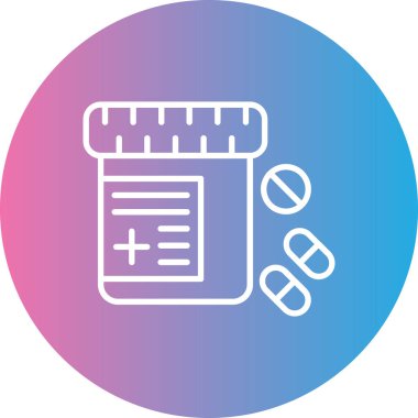 İlaç simgesinin vektör illüstrasyonu