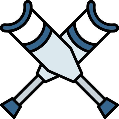 beysbol sopası simgesi - taslak biçimi