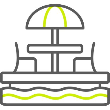 Gıda simgesinin vektör illüstrasyonu