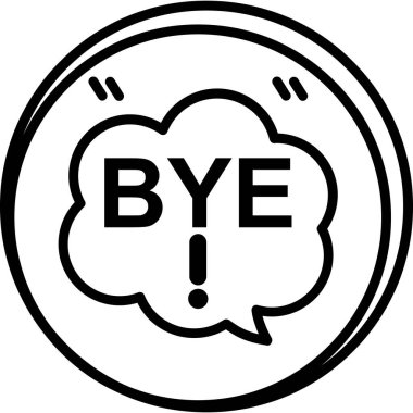 Çizgi film simgesinin vektör çizimi