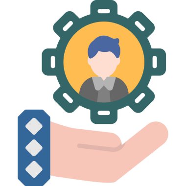 Müşteri servisi vektör simgesi