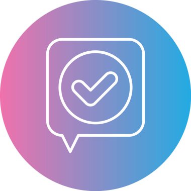 Bir işaretleme simgesinin vektör illüstrasyonu