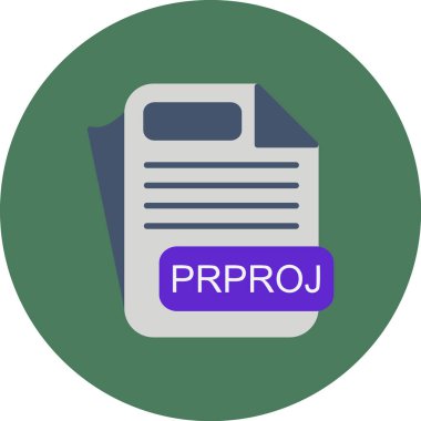 dosya biçimi simgesi, vektör illüstrasyonu