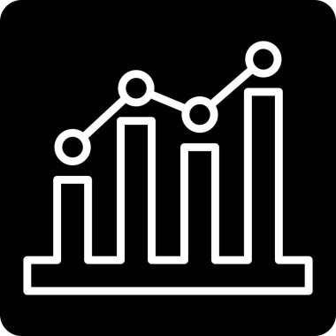 İş grafiği Grafiğin vektör illüstrasyonu.