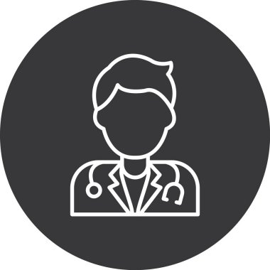 Doktor Simge vektör illüstrasyonu