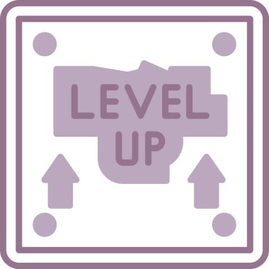 yüksek seviye simge, vektör illüstrasyonu