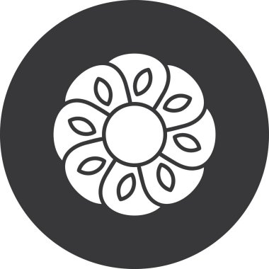 Çiçeğin vektör illüstrasyonu