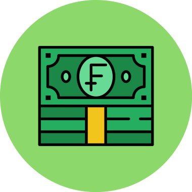 Dolar simgesi vektör illüstrasyon tasarımı