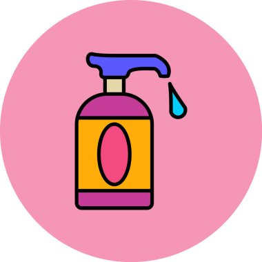 Sprey. Web simgesi basit illüstrasyon