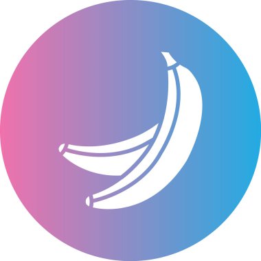 muz vektör simgesi modern basit illüstrasyon