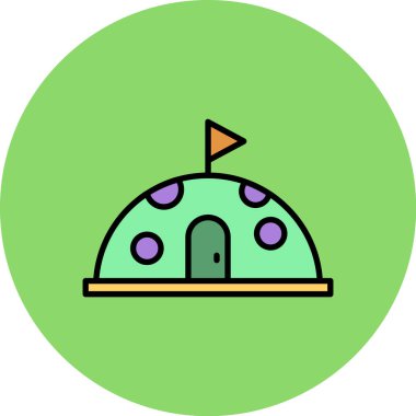 ev simgesi vektör illüstrasyonu