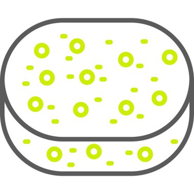 Basit vektör simgesi, donut illüstrasyonu