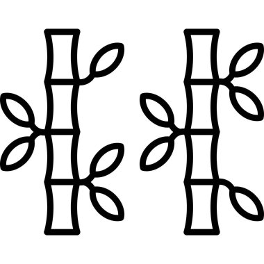 Çiçek ikonu. Web için çiçek vektör simgelerinin basit çizimi