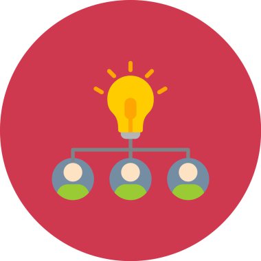 Ampul. Web simgesi basit illüstrasyon