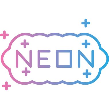 Beyaz arkaplanda izole edilmiş bulutlu gökkuşağı çizgisi. Renkli taslak konsepti. vektör illüstrasyonu