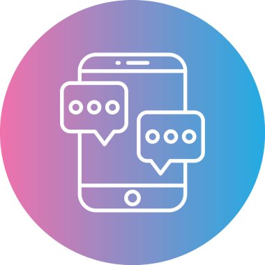 mobil sohbet. Basit resimleme