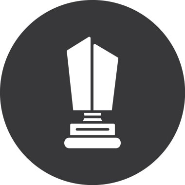 Kupa. Web simgesi basit tasarım