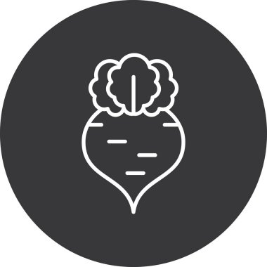 beyin ikonu vektör illüstrasyonu