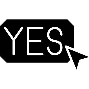 evet konuşma baloncuğu hakkında kelime