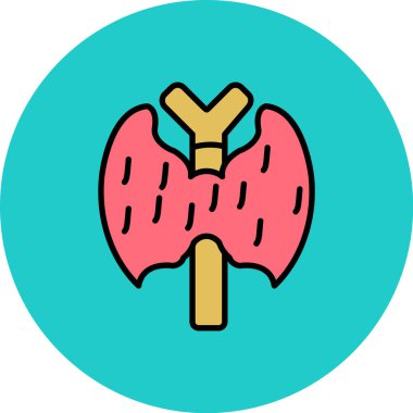 Kalp ikonu vektör illüstrasyonu